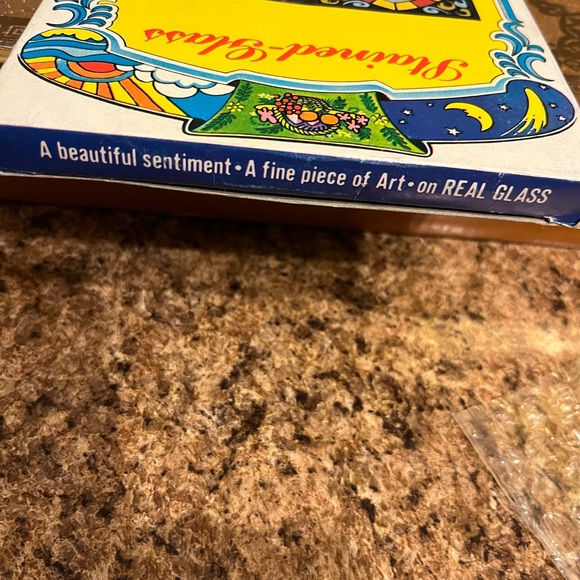 Stained M-Glass Cross “I asked Jesus….” - Picture 4 of 9